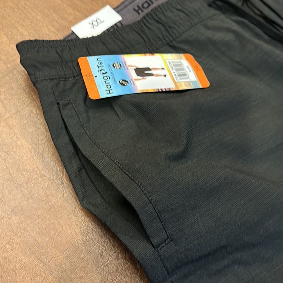 Men’s hang TEN black pull on shorts 4 pockets size XXL NWT - Picture 2 of 8